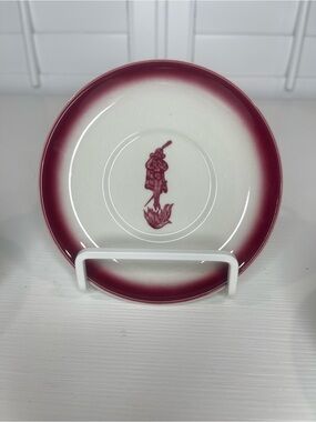 Loubat New Orleans “Flaming Devil” Cafe Brulot Diabolique Saucers - set of 8